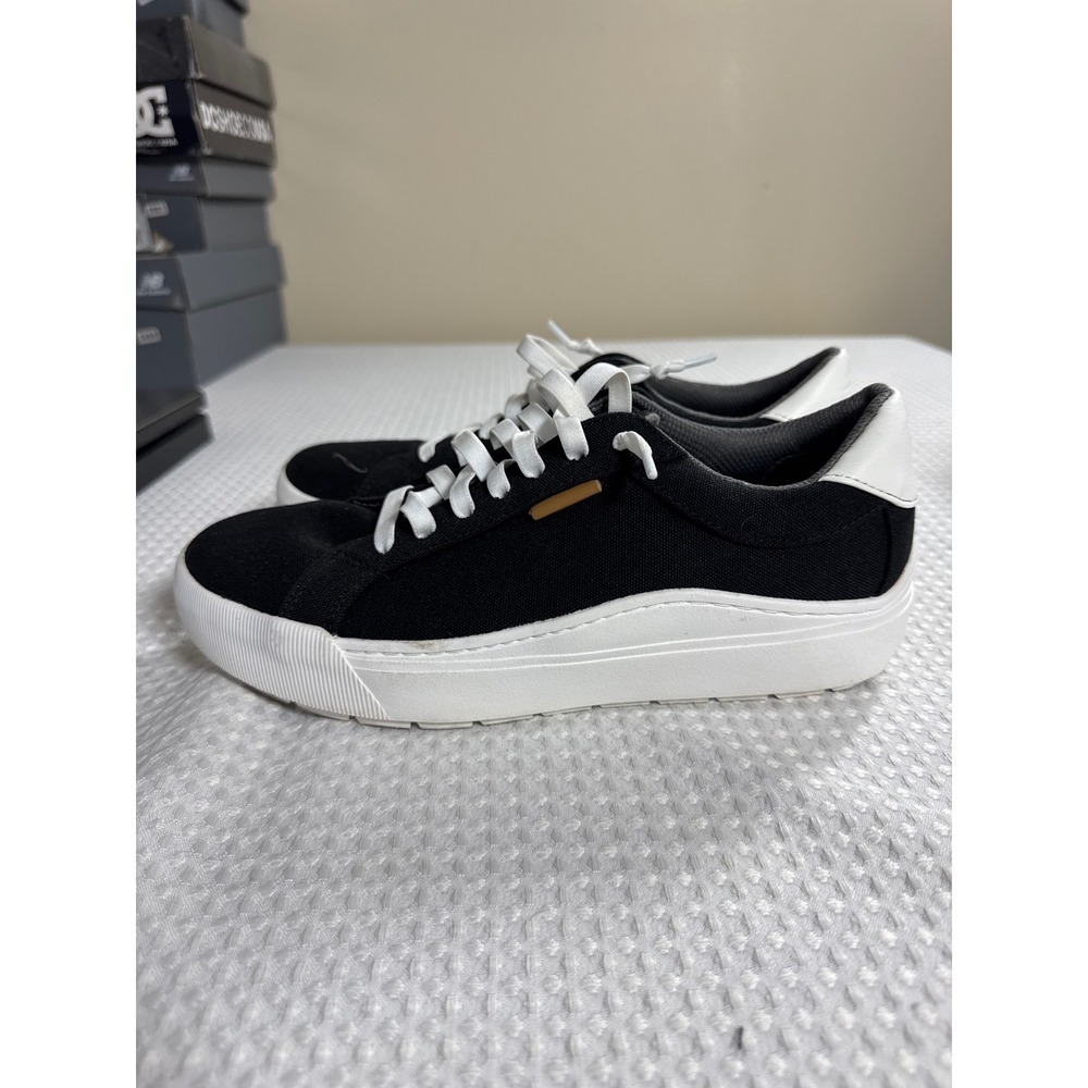 Dr. Scholl's Platform Sneakers Women 8.5M Low Top Black Casual EUC